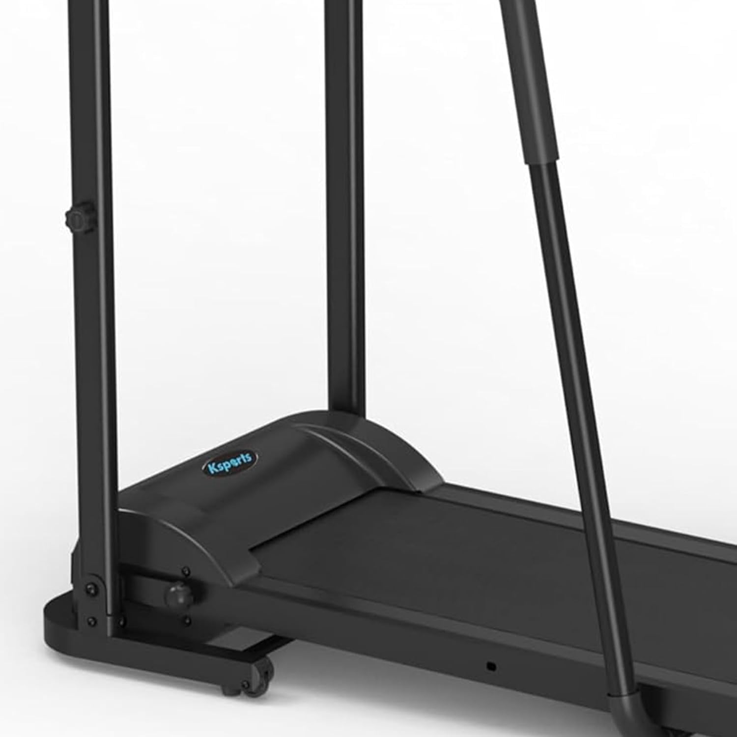 Ksports Advanced Rehab Walking Treadmill, 2.25HP Motor, 287 LB Capacity, 0.4-8.0 MPH, Bluetooth, 3-Level Incline, Foldable, LCD Display, Removable Handrails