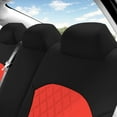 thumbnail image 6 of For 2019-2024 Kia Forte FH Group Neoprene Custom Fit Waterproof Car Seat Covers - Full Set Red, 6 of 11