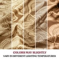 thumbnail image 5 of Lux Decor 4-Piece Twin XL Bed Sheet Set – Ultra-Soft Microfiber, Paisley Print, Upto 16" Deep Pocket Fitted Sheet, Flat Sheet & 2 Pillowcases, Brown, 5 of 9