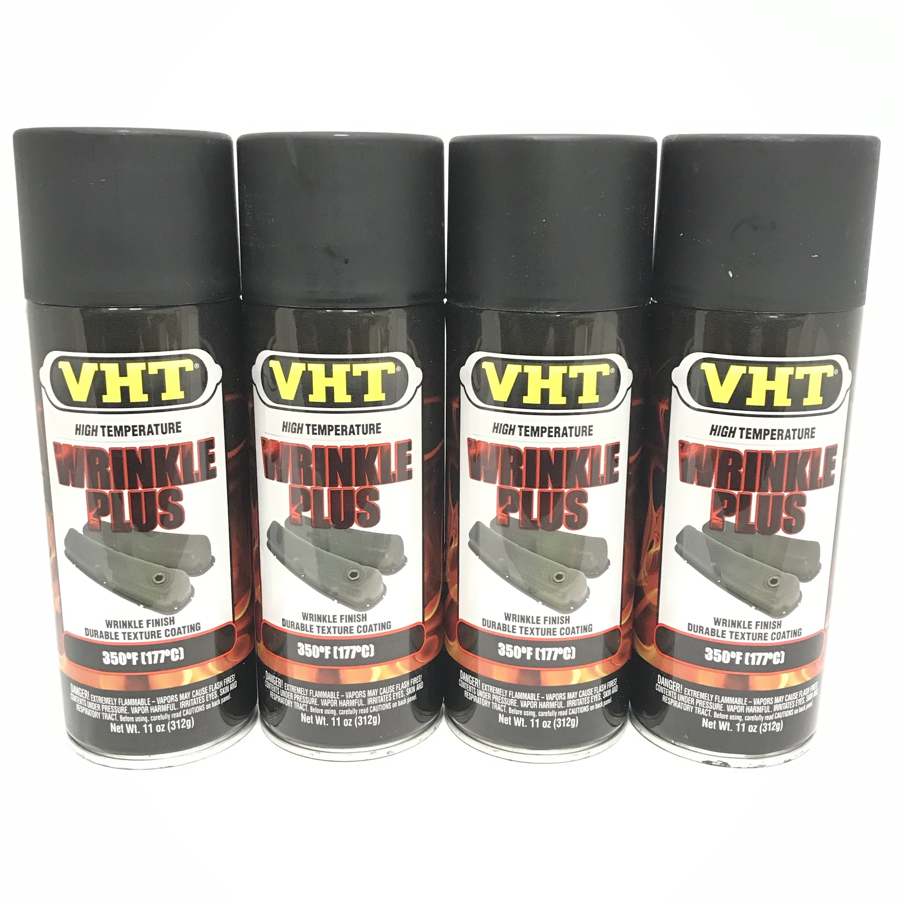 VHT SP2014 PACK BLACK High Temperature Wrinkle Finish Durable Texture Coating 11 oz