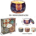 thumbnail image 3 of OSHINE 4-PACK Christmas Candles Scented Candles Gift Set 100% Natural Soy 4.4 oz Strongly Fragrance Stress Relief for Halloween,Christmas,Valentine's Day,Birthday,Anniversary, 3 of 6