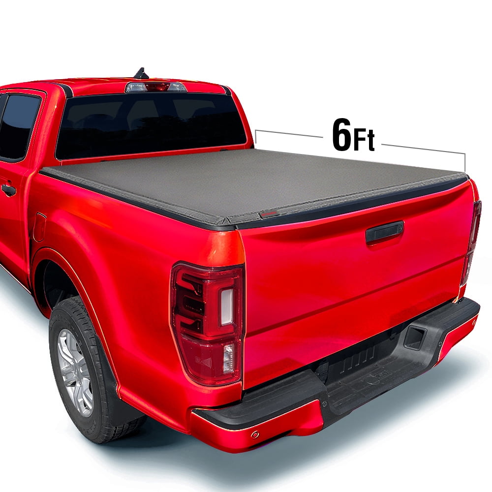 Soft TriFold Truck Bed Tonneau Cover for 19822013 Ford Ranger; 19942011 Mazda BSeries Pickup