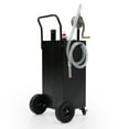 thumbnail image 3 of Simzone 30 Gallon Black with 2 Wheels Pump Portable Fuel Storage Tank Gasoline Diesel Fuel for Car, Lawnmower, ATV, Boat, Motorcycle, 3 of 7