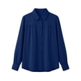 thumbnail image 7 of Otntypg Button Down Shirts for Women Slim Fit Long Sleeve Stretch Dress Shirts Lightweight Casual Work Shirt Wrinkle Free Office Blouses, 7 of 7