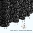 thumbnail image 6 of Black Gothic Cat Butterfly Rainbow Pattern Shower Curtain 72"x72" ,Bathroom Decorative Shower Curtains Set with 12 Hooks,Modern Waterproof Washable Shower Curtain, 6 of 6