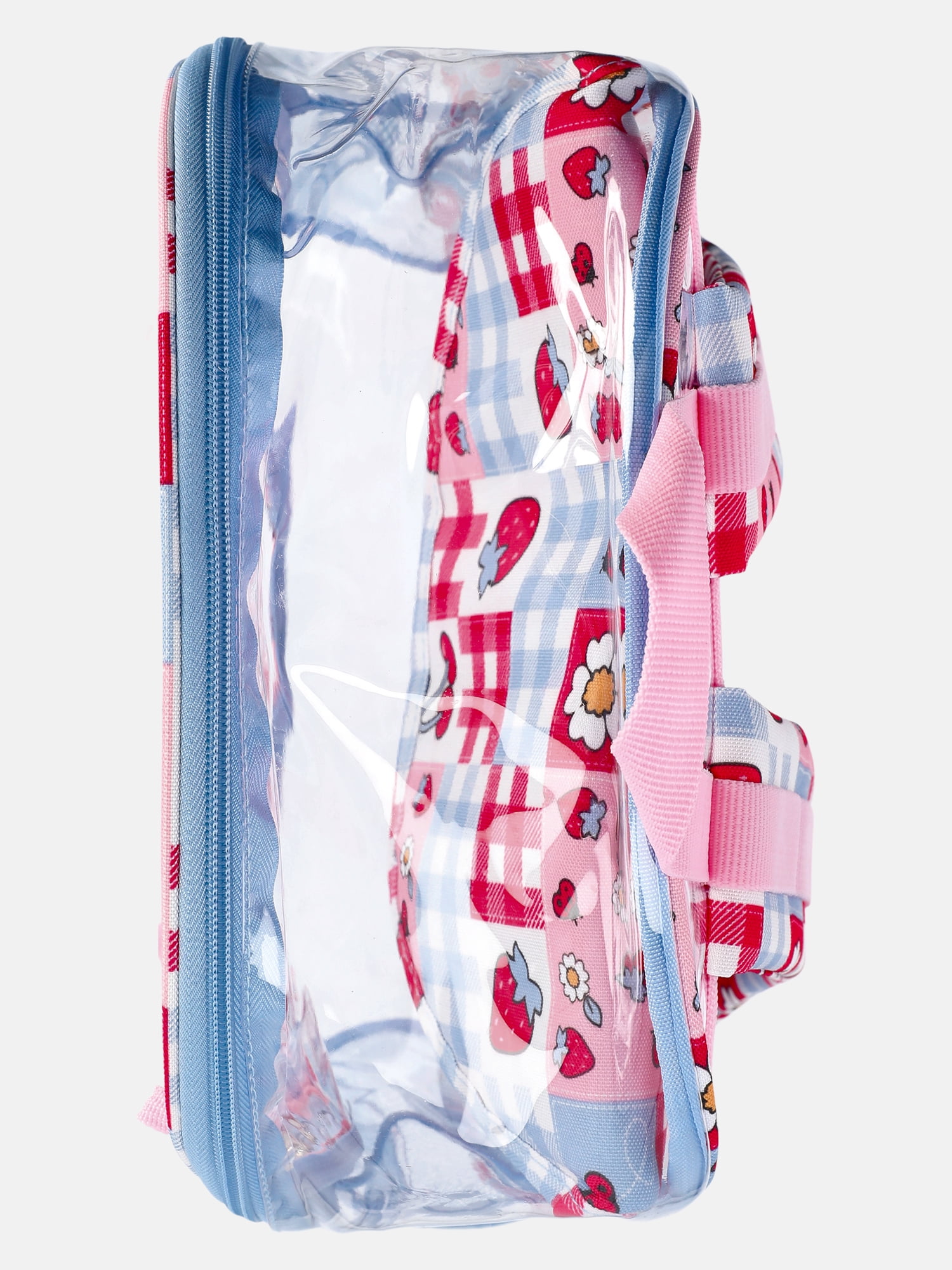 Wonder Nation Kids' Clear Berry 17" Backpack, Lunch Tote, Laptop Sleeve and Pouch Set, 4-Piece