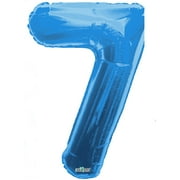Royal Blue #7 Mylar Balloon