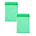 thumbnail image 1 of 2PC Kids Snack Boxes For School Fruit Bags 2024 Upgraded Garden Netting Bags With Drawstring 100 Pcs Fruit Netting Bags Reusable Netting Barrier Bags For Protecting Fruits And Vegetables Green, 1 of 9