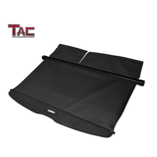 Tac Cargo Cover For 2015 2017 Toyota Highlander Black Retractable Waterproof Rear Trunk Cargo Luggage Security Shade Cover Shield Walmart Com Walmart Com