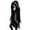 Black, variant on ICHUANYI Women's Stylish Gothic Punk Coat Tunic Hooded Hoodie Oversized Zip Up Sweatshirt Fall Winter Jacket with Pockets