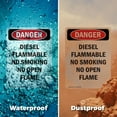 thumbnail image 6 of (2 Pack) Diesel Flammable No Smoking No OSHA Danger Sign 12 Inch X 18 Inch Plastic Sign, Weather Resistant, UV Protected for Workplace, Business, and Construction Site, Made in the USA, 6 of 8