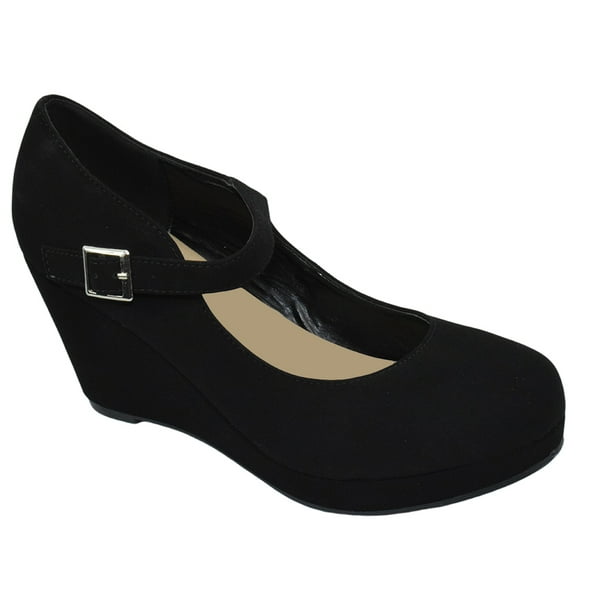 wedge pump with strap