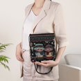 thumbnail image 4 of Hfppkn Owl Embroidered Boho Hobo Crossbody Bag, Vintage Ethnic Shoulder Purse for Women Travel Use 20x23x4cm, 4 of 7