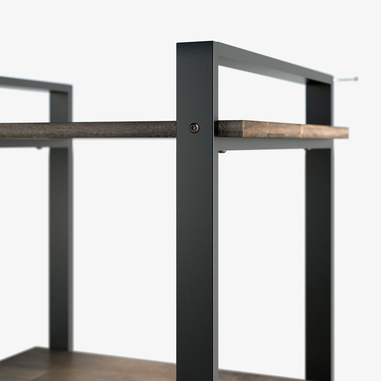 Zinus Brock 4-Shelf Etagere Bookcase with Hanging Storage Zinus Brock 4-Shelf Etagere Bookcase with Hanging Storage
