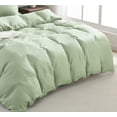 thumbnail image 5 of 100% Pure Linen Duvet Cover with Button Closure and Corner Ties Soft & Breathable - Sage Full/Queen, 5 of 6