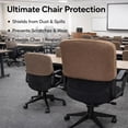 thumbnail image 1 of Elodie Office Chair Backrest Cover Decor Protector for Game Room Study Room Wedding Coffee 35cmx48cm, 1 of 8