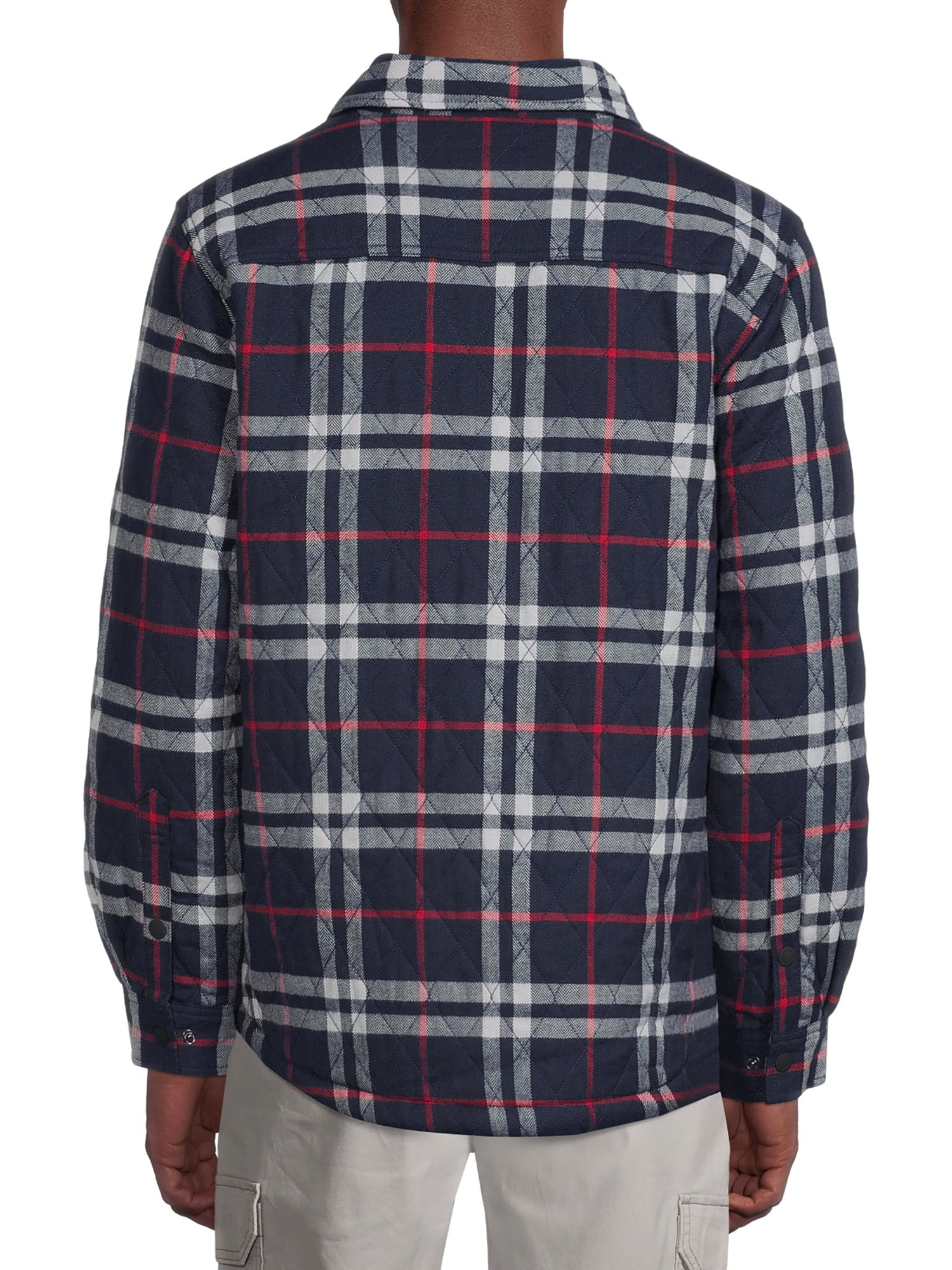 George Men's and Big Men's Shirt Jacket, Up to Size 5XL