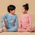 thumbnail image 3 of Pijamas de Navidad para niños, conjuntos de pijamas térmicos de lana cálida para niños, ropa de rayas para niños y niñas, Invierno, 3 of 4