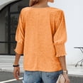 thumbnail image 5 of Seductiva Women's Oversized Long Sleeve T Shirts 2025 Summer Women Fashionable Loose Round Neck Cuffs Long Edition Large Size T Shirt for Women Loose Fit Lightweight Tunic Shirts Summer Tops, 5 of 6