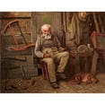 thumbnail image 3 of Brown, John Geogre 24x20 Black Modern Framed Museum Art Print Titled - Boat Builder, 3 of 5