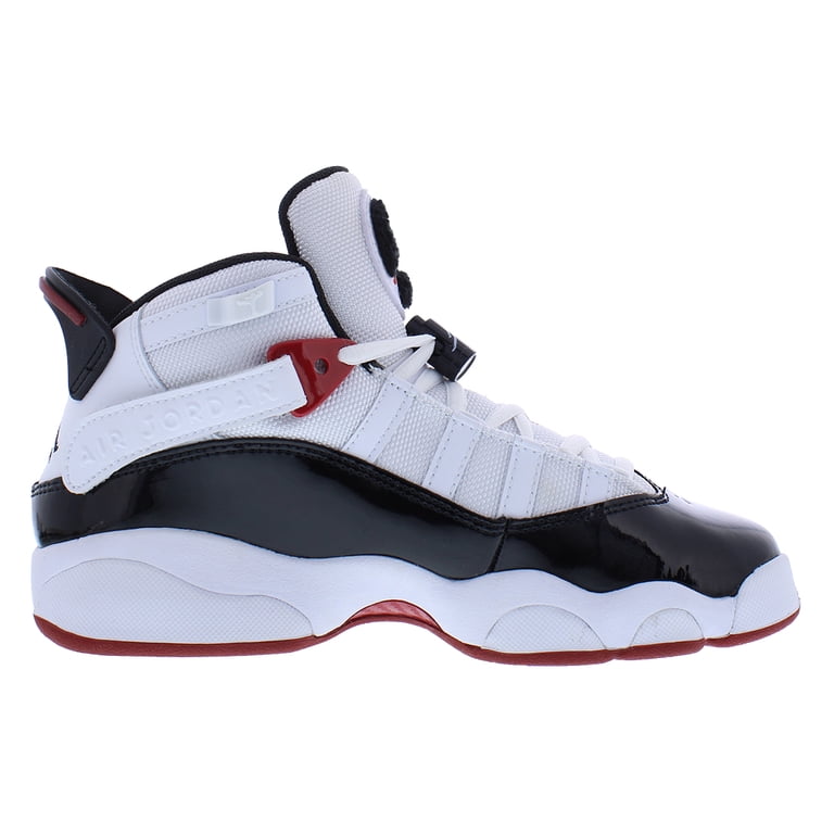 Nike Jordan 6 Rings GS Boys Shoes Size 6, Color: White/Black
