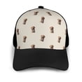 thumbnail image 3 of Naloa Labrador Retriever Dog Adult adjustable Print Baseball Hat, Patchwork curved brim baseball capfor Men and Women, One Size, 3 of 5
