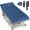 Blue, variant on GVDV Folding XXL Camping Cot with 2 Sided Comfort Mattress, 78"x32" Portable Folding Bed for Adults, Extra Wide Sleeping Bed for Camp Office Nap Beach Travel
