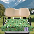 thumbnail image 2 of Uorisanigo Golf Cart Seat Cover Soft Funny Sausage Golf Green Golf Cart Seat Towel Blanket with 4 Storage Pockets Seat Protector for Yamaha, EZGO, Club Cars, Icon and More 2-Seats Cart, 2 of 7