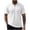 White, variant on KIHOUT Men's Jacquard Textured Knit Polo Shirt, Retro Open Collar Short Sleeve Casual Fashion Top for Everyday Wear