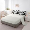 thumbnail image 3 of Manfei Ink Wash 7pcs Queen Bedding,Wild Wolves Bedding Comforter Set Queen,White Black,Light Gray Reversible, 3 of 7