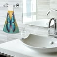 thumbnail image 7 of Coolnut Butterfly Kitchen Towels, 2PCS Super Soft Absorbent Hanging Hang Towels or Dishcloths, Bathroom Hand Towels 12x17Inches Wash cloth, 7 of 7