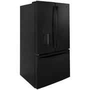 Ge Gfe26j 36 Wide 25.6 Cu. Ft. Energy Star Rated French Door Refrigerator - Black