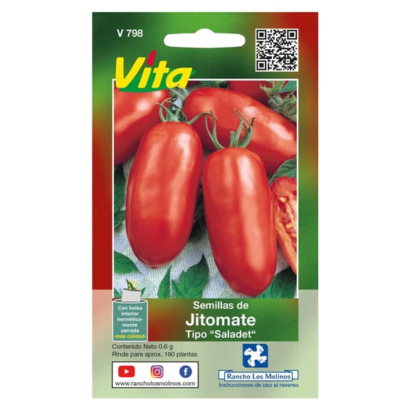Semillas Jitomate tipo Saladet Vita