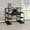 Black, variant on Black and Grey Recording Desk with Drawer / Keep Accessories Neatly Organized