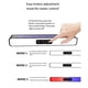 thumbnail image 3 of Solar Flashing Red and Blue Roadblock Lights,Black Shell Warm Light, 3 of 5