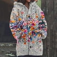 thumbnail image 1 of Cárdigan de mujer, cárdigan de manga larga, ahuecado, color sólido, chaqueta informal, parte superior de poliéster para mujer, 1 of 5