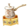 thumbnail image 4 of DOLITY Cafetière Turque Multifonction Poignée Anti-Brûlure Pot à Beurre pour Bureau 550ml, 4 of 9