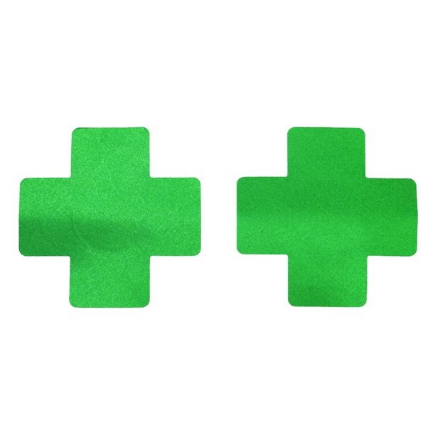 Cubiertas de pezones de empanadas Suministros de protección contra el seno antiprotrusión Suministros Autoadhesivos forma de cruz de la cruz Inevent AP008648-10