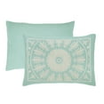 thumbnail image 4 of Superior Cotton Blend Woven Jacquard Vintage Medallion Bedspread Set 3-Pieces, King, Green, 4 of 6