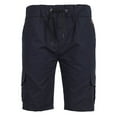 thumbnail image 3 of Qiylii Men's Short Gym Trousers,Daily Skinny Stretching Pure Color Cargo Shorts, 3 of 9