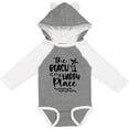thumbnail image 3 of Inktastic Spring Break the Beach is My Happy Place Boys or Girls Long Sleeve Baby Bodysuit, 3 of 5