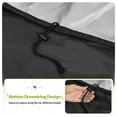 thumbnail image 3 of KANCOKIT Round Fire Pit Cover, Waterproof Outdoor Firepit Cover with Drawstring & Vent, Windproof BBQ Pit Cover, Black, 3 of 7