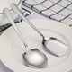 thumbnail image 4 of GOOHOCHY 1 juego de cucharas reutilizables para servir alimentos, cucharas para servir banquetes, cucharas para servir de acero inoxidable., 4 of 8