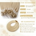 thumbnail image 4 of SEGO Micro Loop Real Thick Human Hair Extensions 100 Strands Invisible Micro Ring Beads Remy Thick Hair, 4 of 8