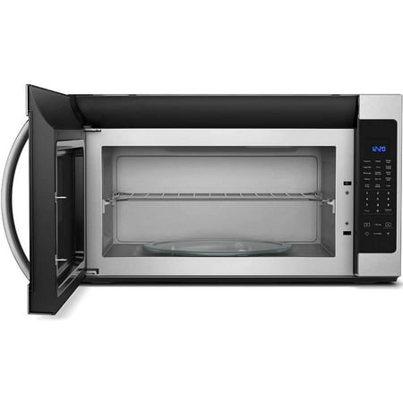 Whirlpool - 2.1 Cu. Ft. Over-the-Range Microwave with Sensor Cooking - Stainless steel