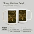thumbnail image 4 of 15 fl oz Ceramic Mug, Salem, Massachusetts, Witch's Broom, Halloween Oil Painting, Dishwasher & Microwave Safe, 4 of 5