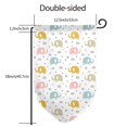 thumbnail image 7 of Wukai Little Elephant Print Garden Flag 12.5x18 Inch Double Sided Sun-resistant Rain-resistant, Wrinkle-resistant Colorfast(Only Flag), 7 of 7