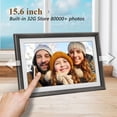 thumbnail image 4 of FRAMEO 15.6 Inch 32GB WiFi Large Digital Photo Frame 1920 * 1080 IPS FHD Touch Screen  Digital Picture Frame, Wall Mountable, -Rotate,Share Moments Instantly via Frameo App from Anywhere, 4 of 6