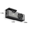 thumbnail image 3 of Binmer 2K Hidden Car Recorder Cell Phone WIFI Interconnection HD Night Vision 24h Parking Monitoring, 3 of 8