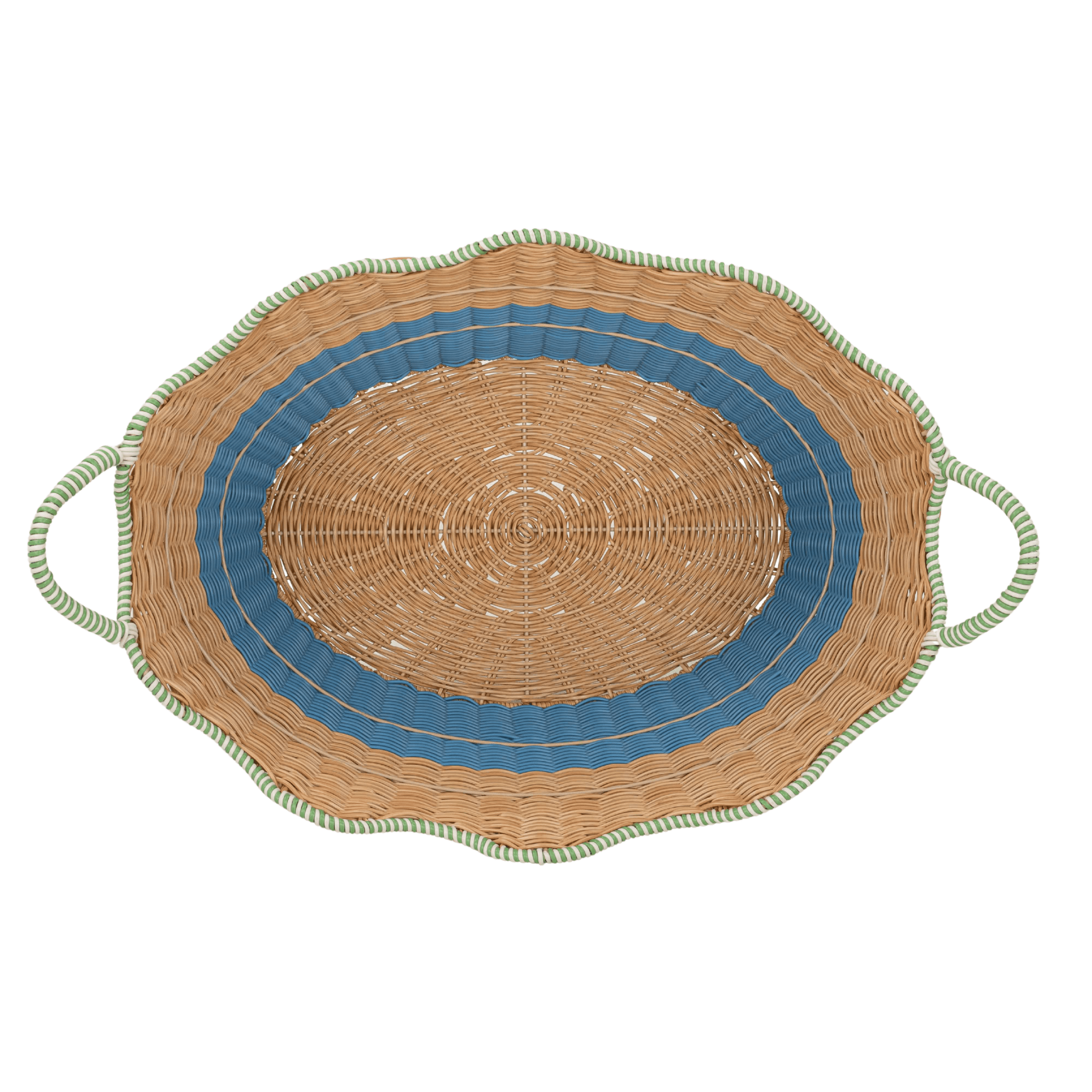 Beautiful Two-Tone Rattan Drink Basket by Drew Barrymore